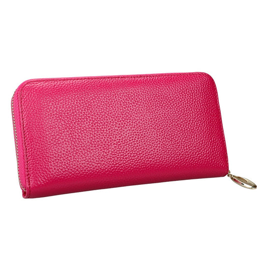 906 Antimagnetic RFID Litchi Texture Women Large Capacity Hand Wallet Purse Phone Bag with Card Slots(Rose Red) by bashfashion
