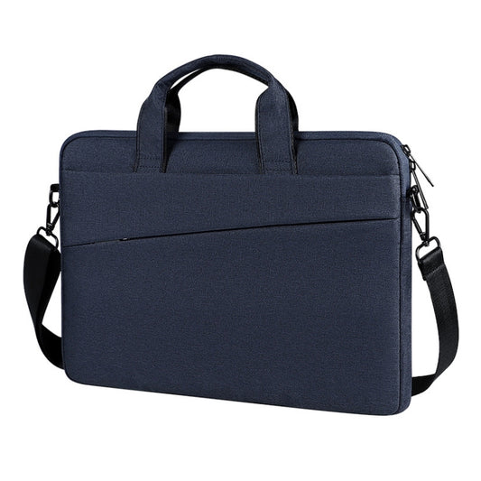 For 13.3 inch ST01S Waterproof Oxford Laptop Diagonal Shoulder Handbag(Navy Blue) by bashfashion