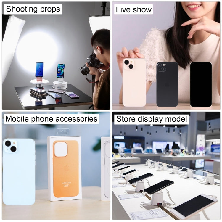 For iPhone 15 Plus Black Screen Non-Working Fake Dummy Display Model (Black) by bashfashion