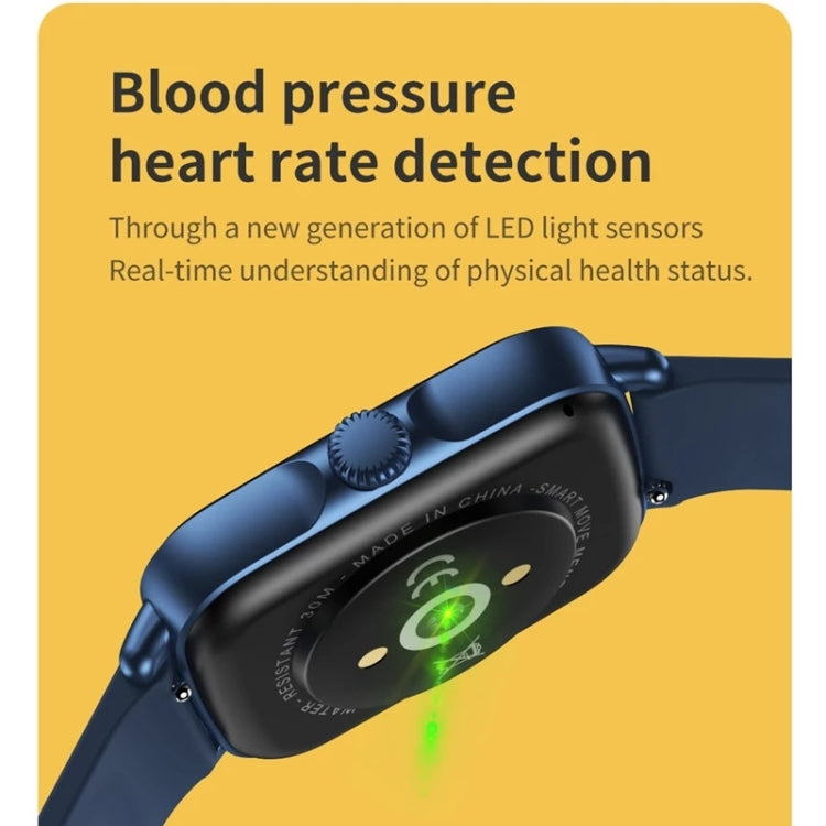 AW18 1.69inch Color Screen Smart Watch, Support Bluetooth Call / Heart Rate Monitoring(Green) by bashfashion