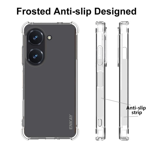 For Asus Zenfone 9 ENKAY Clear TPU Shockproof Phone Case by ENKAY