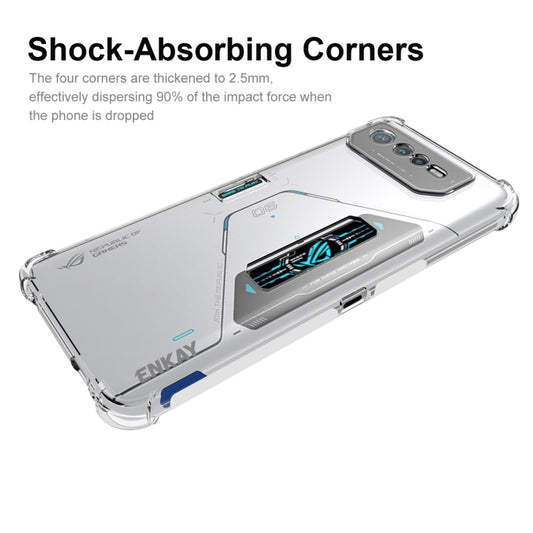 For Asus ROG Phone 6 Pro ENKAY Clear TPU Shockproof Phone Case by ENKAY