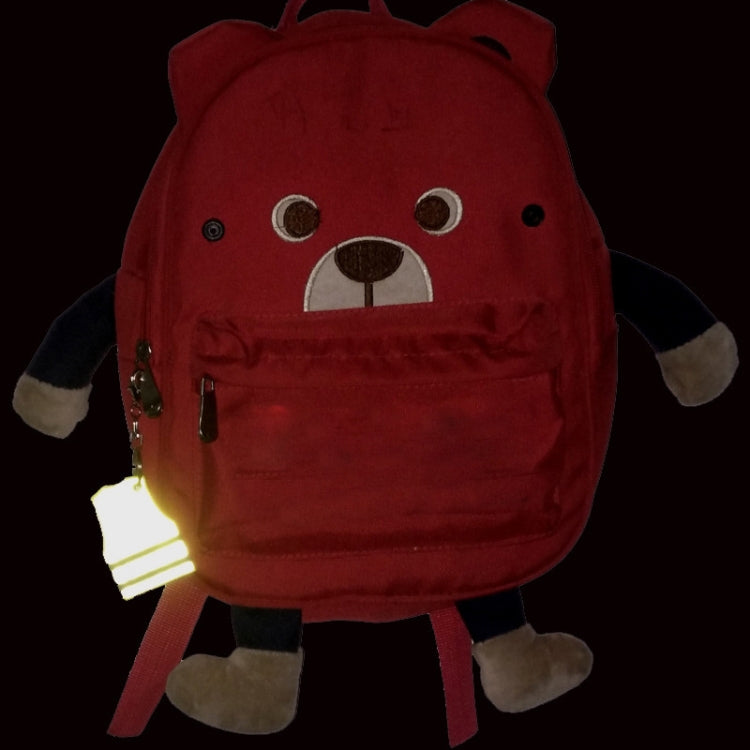 15 PCS Vest Style Reflective Pendant Night Warning Highlight Reflective Keychain Random Colour Delivery(4.5x5.5cm) by bashfashion