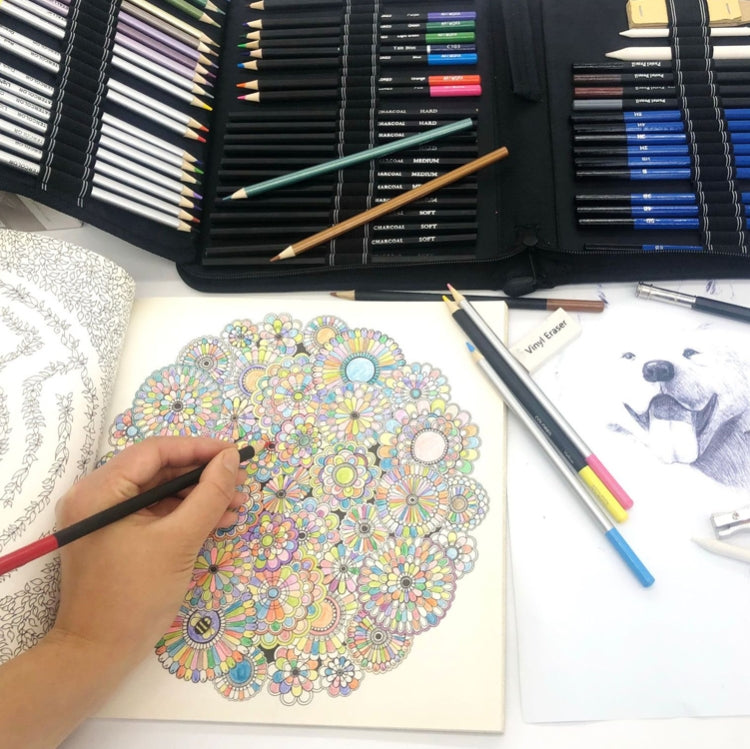 72 in 1 Sketch Pencil Color Lead Set Student Hand-Painted Art Color Pencil by bashfashion