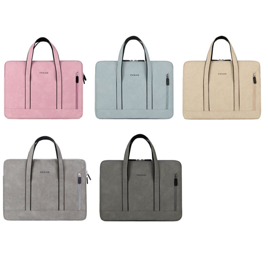 Q5 PU Waterproof and Wear-resistant Laptop Liner Bag, Size: 15 / 15.4 / 15.6 inch(Dark Gray) by bashfashion