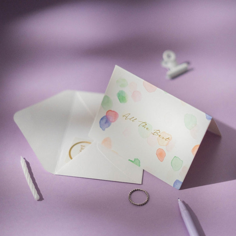 2 Sets Bronzing Mother Day Birthday Card Wishes DIY Envelope Set(6PCS/Set HK031) by bashfashion