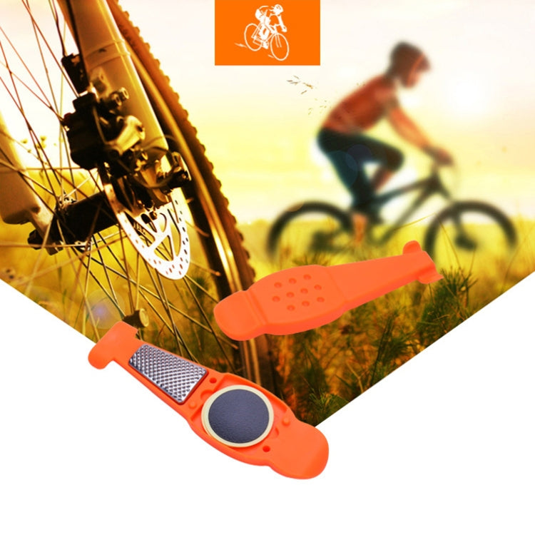 Multifunctional Bicycle Tire Changing Tool, Color: Red+5 Tire Patches by bashfashion