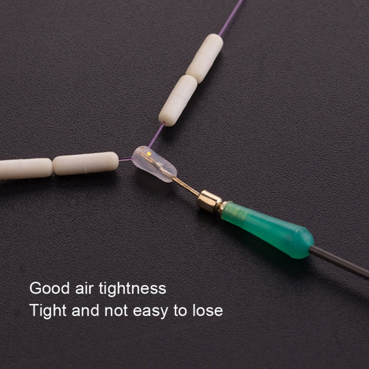 10 PCS Quick Change Floater Sliding Copper Head Rotating Floater, Specification: Small(Silicone) by bashfashion