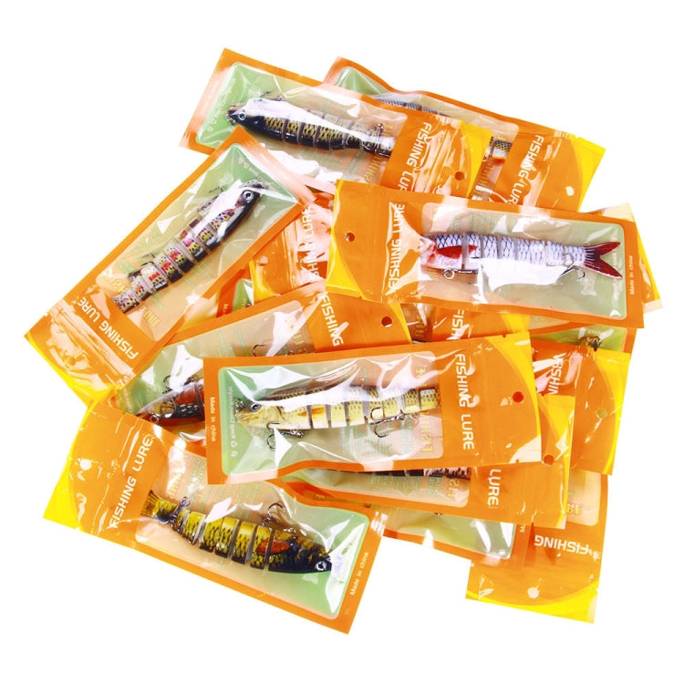 HENGJIA JM063 Multi-Section Fake Bait 8 Section Sinker Lures, Size: 13.4cm 18g(10) by HENGJIA