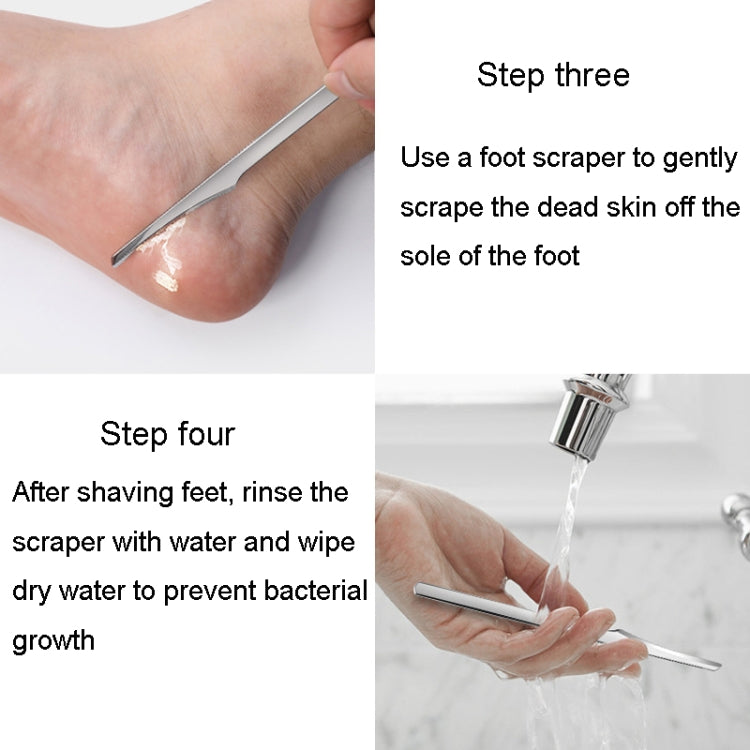 Pedicure Knife Skewer Nail Clipper Set Household Callus Removal Tools, Specification: 3 In 1 by bashfashion