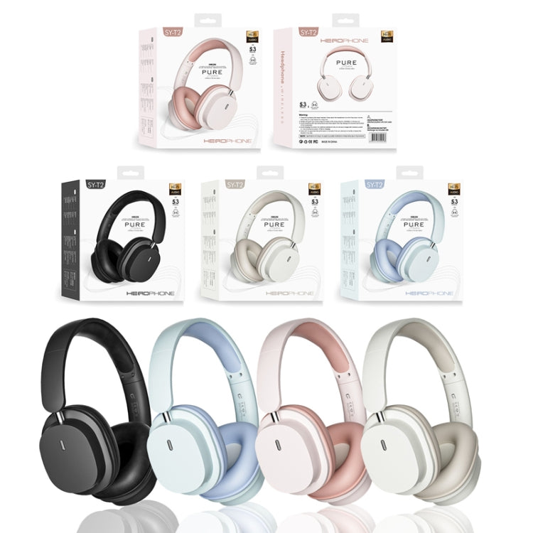 SOYTO SY-T2 Noise Reduction Bluetooth Headset Wireless Game Headset(White) by SOYTO