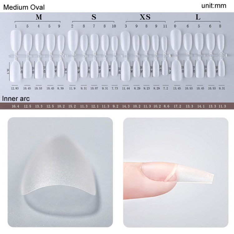 10pairs Of 100pcs/Box Frosted False Nails Artificial Tip, Shape: Short Square Circle XS by bashfashion