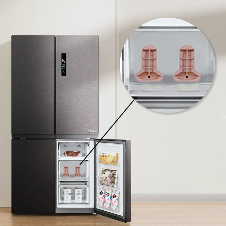 Large Silicone Spoof Ice Lattice Mold With Lid Ice Maker Self-Sealing Ice Molds(Red) by bashfashion