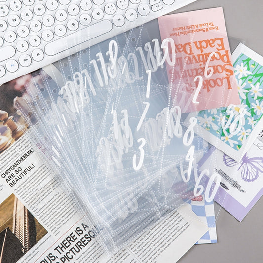 25sheets /Set A5 6 Holes Save Money Challenge Envelopes Replacement Inner Page, Spec: Set 2 by bashfashion