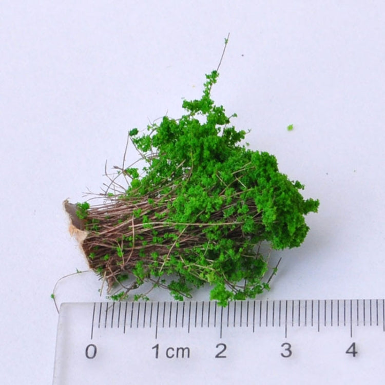 Artificial Handmade Model Material Sand Table Building Bush Flower Finished Flower(Green Bush) by bashfashion