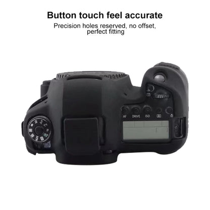 For Canon EOS 6D Mark II Soft Silicone Protective Case (Black) by bashfashion
