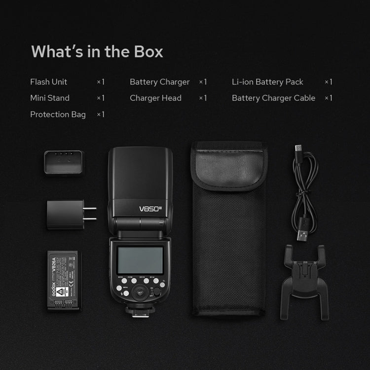 Godox V850III 2.4GHz Wireless Flash Speedlite Camera Light(UK Plug) by Godox