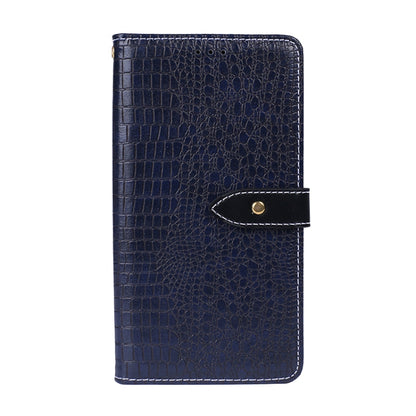 For U-MAGIC 30e idewei Crocodile Texture Horizontal Flip Leather Case with Holder & Card Slots & Wallet(Dark Blue) by idewei