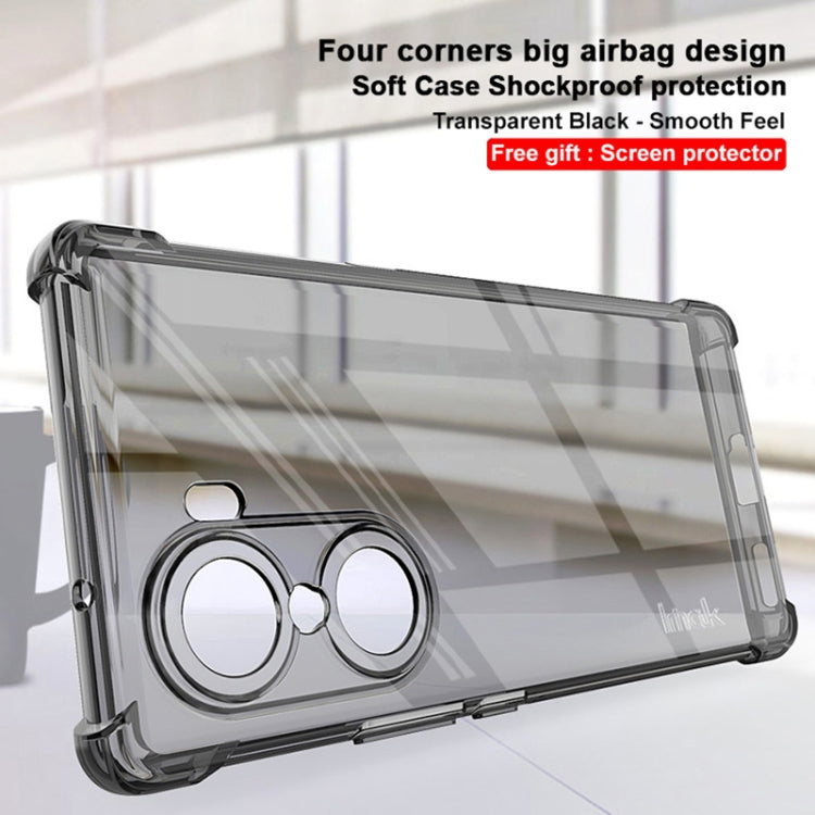 For Honor 60 5G imak All-inclusive Shockproof Airbag TPU Case with Screen Protector(Transparent) by imak
