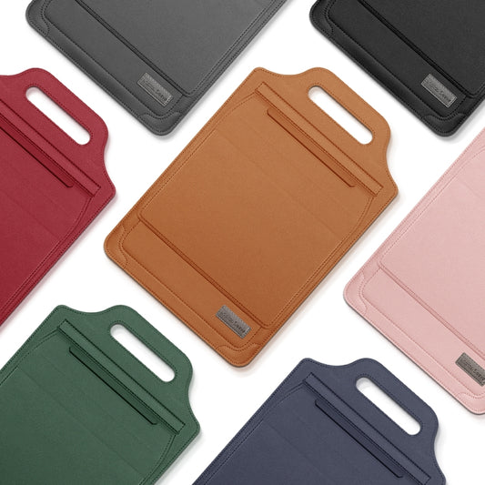 13 inch Multifunctional Mouse Pad Stand Handheld Laptop Bag(Black) by bashfashion