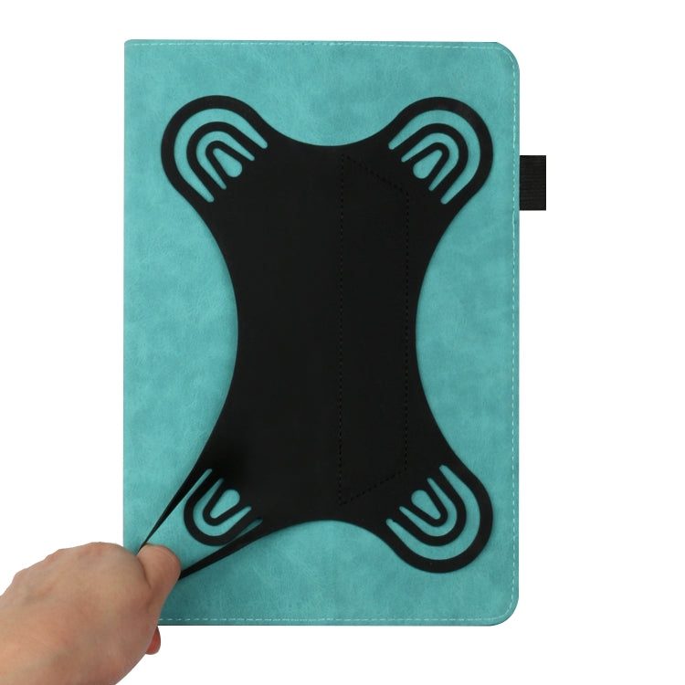 For 8 inch Life Tree Pattern Flip Universal Leather Tablet Case(Blue) by bashfashion