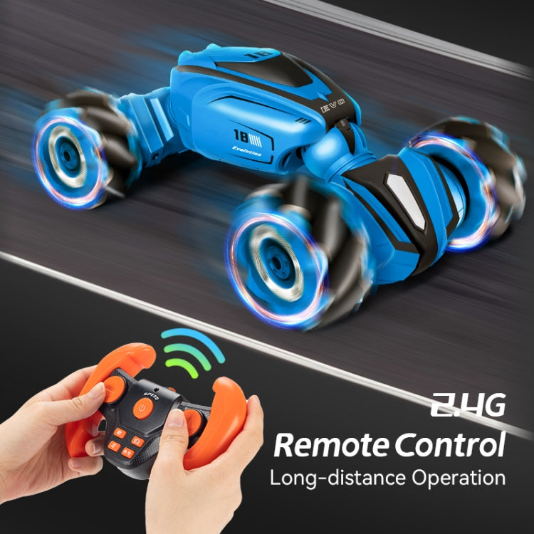 JJR/C Q110 2.4G Remote Control Stunt Climbing Drift Twist Car(Blue) by JJR/C