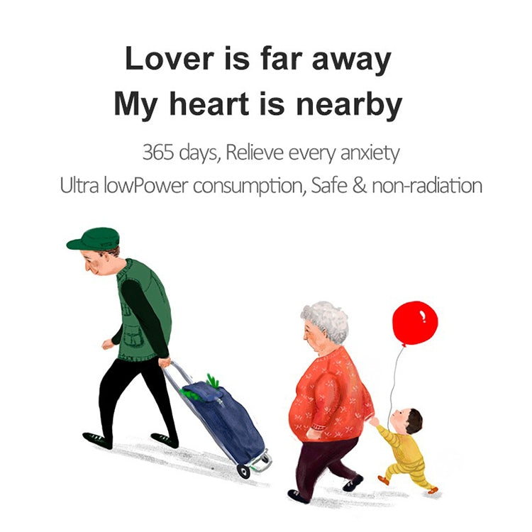 Global Location Tracker Anti-lost Protection Devices(White) by bashfashion