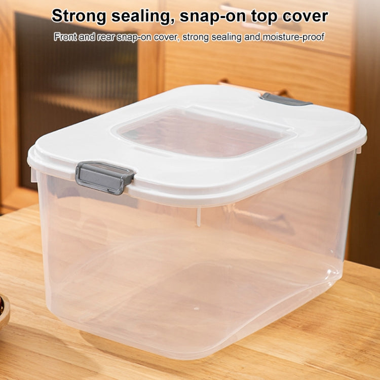 Pull-top Rice Bucket Sealed Insect-proof and Moisture-proof Food Storage Box, Random Color Delivery, Size:Large 12.5kg Capacity by bashfashion
