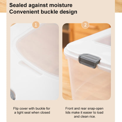 Pull-top Rice Bucket Sealed Insect-proof and Moisture-proof Food Storage Box, Random Color Delivery, Size:Large 12.5kg Capacity by bashfashion