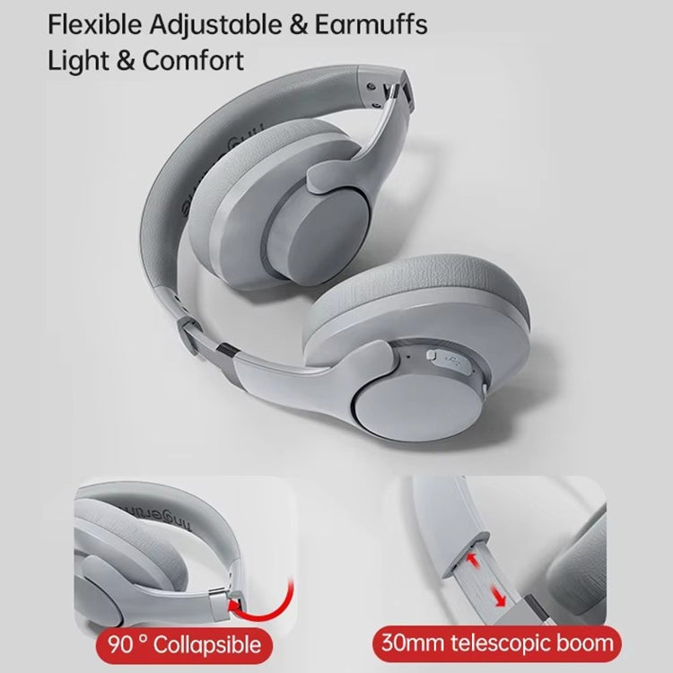 BT048 ANC Noise Reduction Bluetooth 5.3 Wireless Headset(Black) by bashfashion