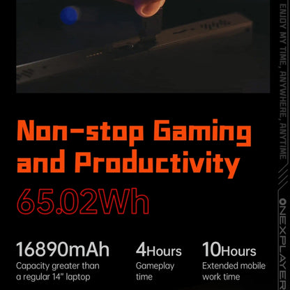 ONE-NETBOOK OneXPlayer X1 mini 8.8 inch Handheld Game Console, 16GB+1TB, Windows 11 AMD Ryzen 7 8840U(Black) by ONE-NETBOOK