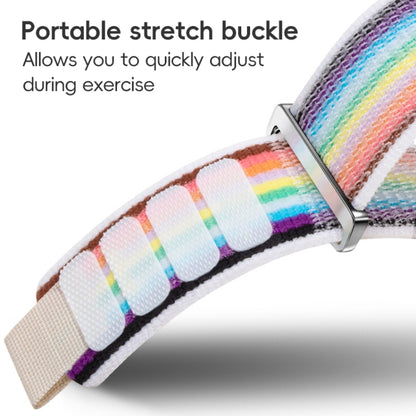 For Apple Watch Ultra 2 49mm Dual-Section Loop Nylon Watch Band(Black Unity) by bashfashion