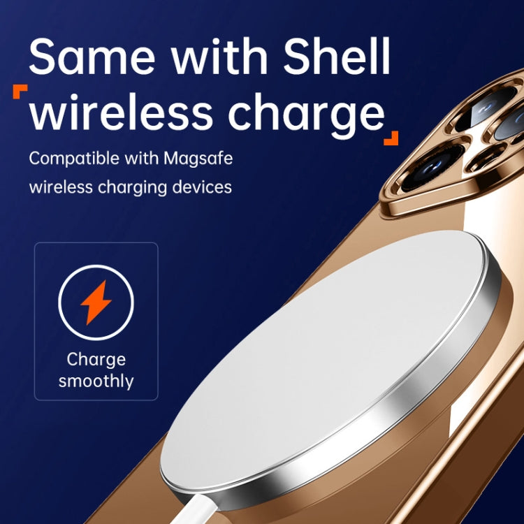 For iPhone 16 Plus SULADA Shine Through Series Plating TPU Transparent Phone Case(Space Black) by SULADA