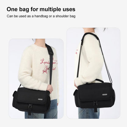 CADeN D27-1 Portable Digital Camera Bag with Strap, Size:31 x 21 x 17cm Black by CADeN