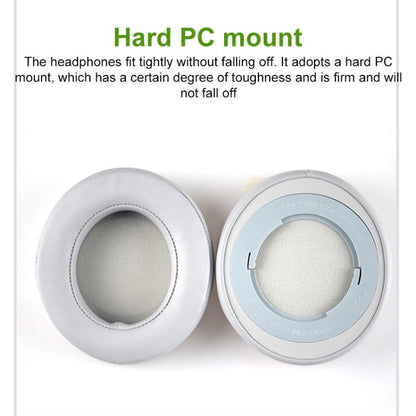 1 Pair Rotating Snap-on Replacement Earpads For Razer Kraken Pro V2, Material:Lambskin(Black) by bashfashion