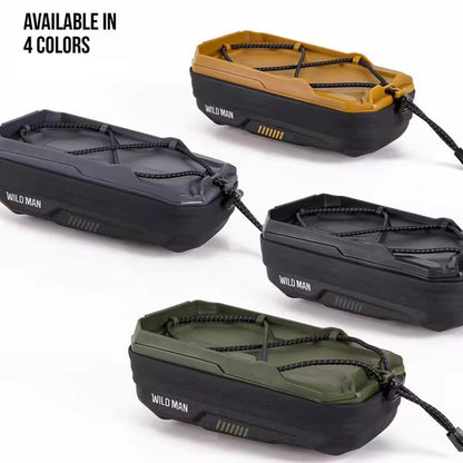 WILD MAN GX330 Mountain Bicycle Mobile Phone Holder EVA Hard Shell Handlebar Bag(Army Green) by WILD MAN