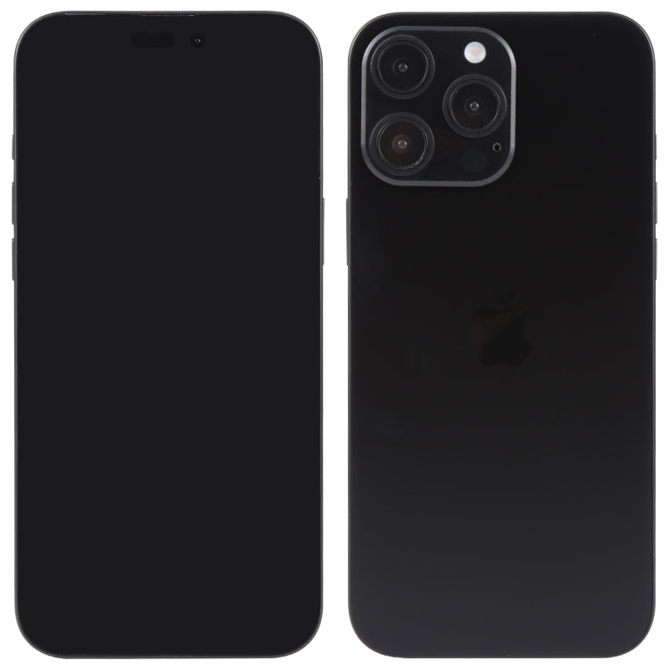 For iPhone 16 Pro Max Black Screen Non-Working Fake Dummy Display Model (Black) by bashfashion