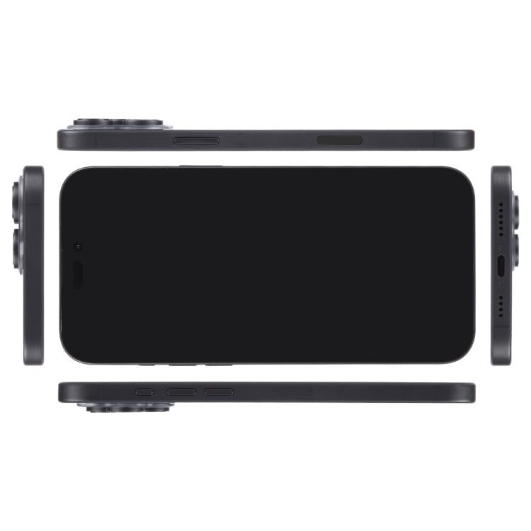 For iPhone 16 Pro Max Black Screen Non-Working Fake Dummy Display Model (Black) by bashfashion