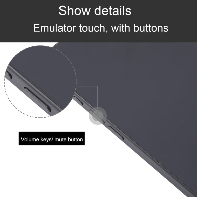 For iPhone 16 Pro Max Black Screen Non-Working Fake Dummy Display Model (Black) by bashfashion