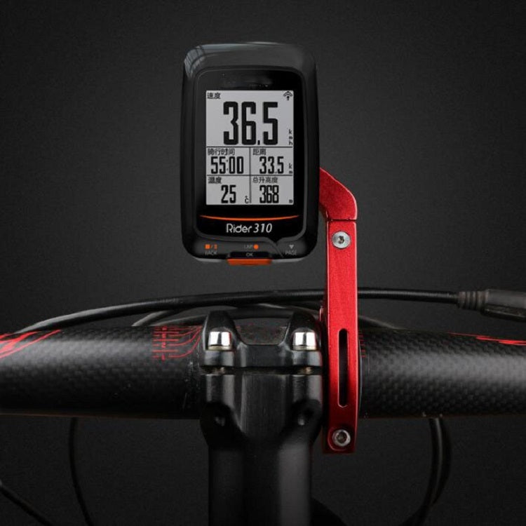 Bicycle Mountain Bike Aluminum Alloy Code Table Stand Universal Code Table Extension Flashlight Bracket(Red) by bashfashion