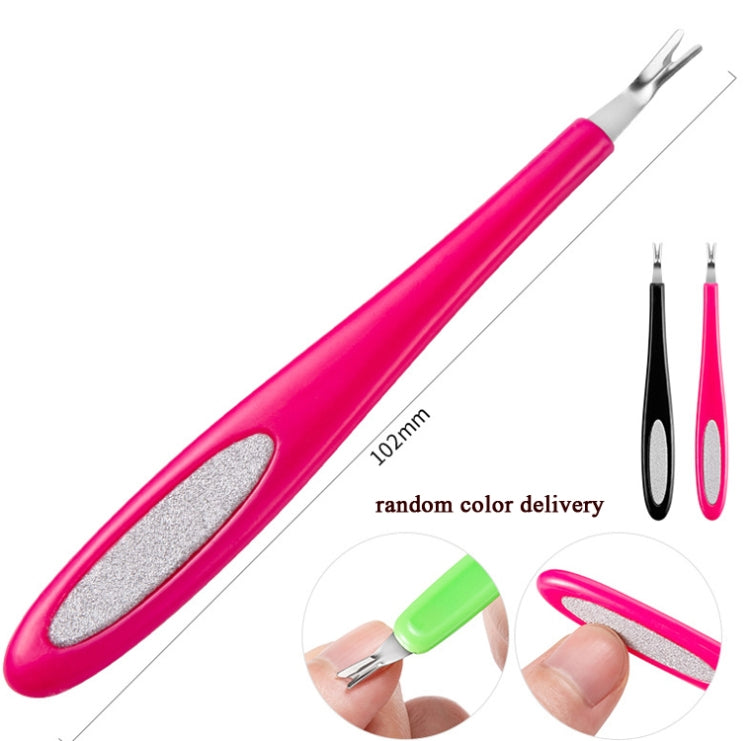 Manicure Tool Set Fingernails Word Cut Set, Specification: Transparent Semi-post Large Set by bashfashion