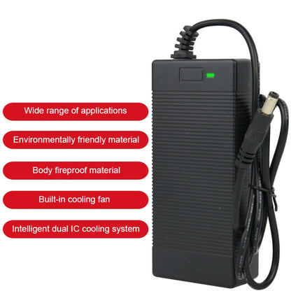84W 42V/2A Electric Vehicle Smart Temperature Control Heat Dissipation Charger, Spec: 3-core(UK Plug) by bashfashion