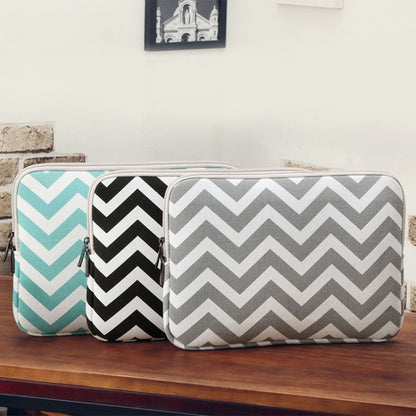 LiSEN LS-525 Wavy Pattern Notebook Liner Bag, Size: 12 inches(Black) by LiSEN