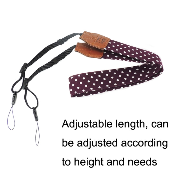 Multi-color Shoulder Neck Strap SLR Retro Camera Shoulder Strap(Black) by bashfashion