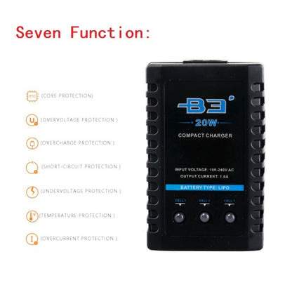 B3 20W Model Fixed Wing Drone Lithium Battery Charger(EU Plug) by bashfashion