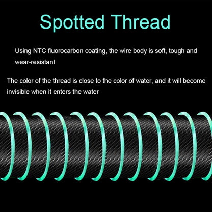 2pcs Outdoor Fishing Anti-tangle Spotted Invisible Line Set with Scale, Size: 4.5m(1.2) by bashfashion