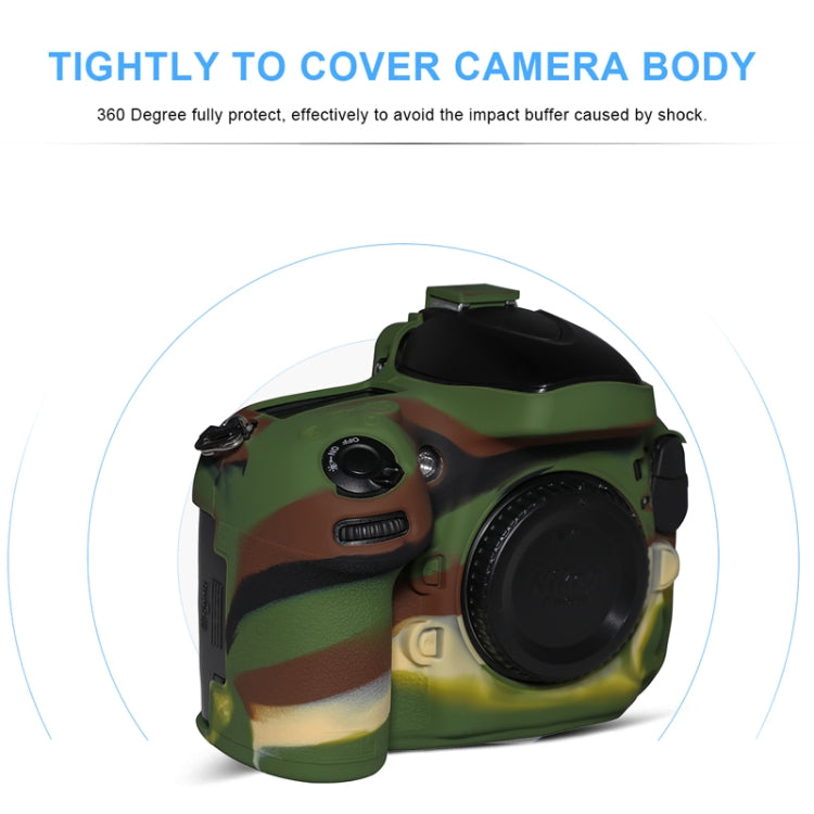 Pixel P001 For Nikon D800 / D800E Camera Silicone Protector Case(Ocean Camouflage) by Pixel