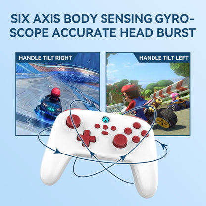 Wireless Bluetooth Gamepad With Wakeup Vibration Body Gamepad For Switch / Android / Apple / PC(Green) by bashfashion