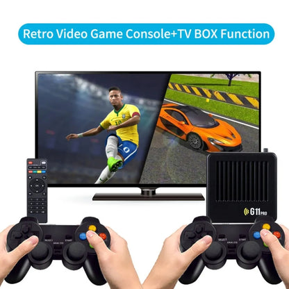 G11 PRO Game Machine TV Box Dual System HDMI HD 4K Retro Arcade, Style: 256G+Charging Handle by bashfashion
