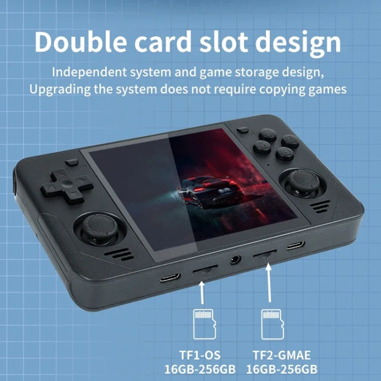 POWKIDDY RGB30 4 Inch IPS Screen Handheld Game Console Built In WIFI＋Bluetooth 16GB+256GB(Black) by POWKIDDY